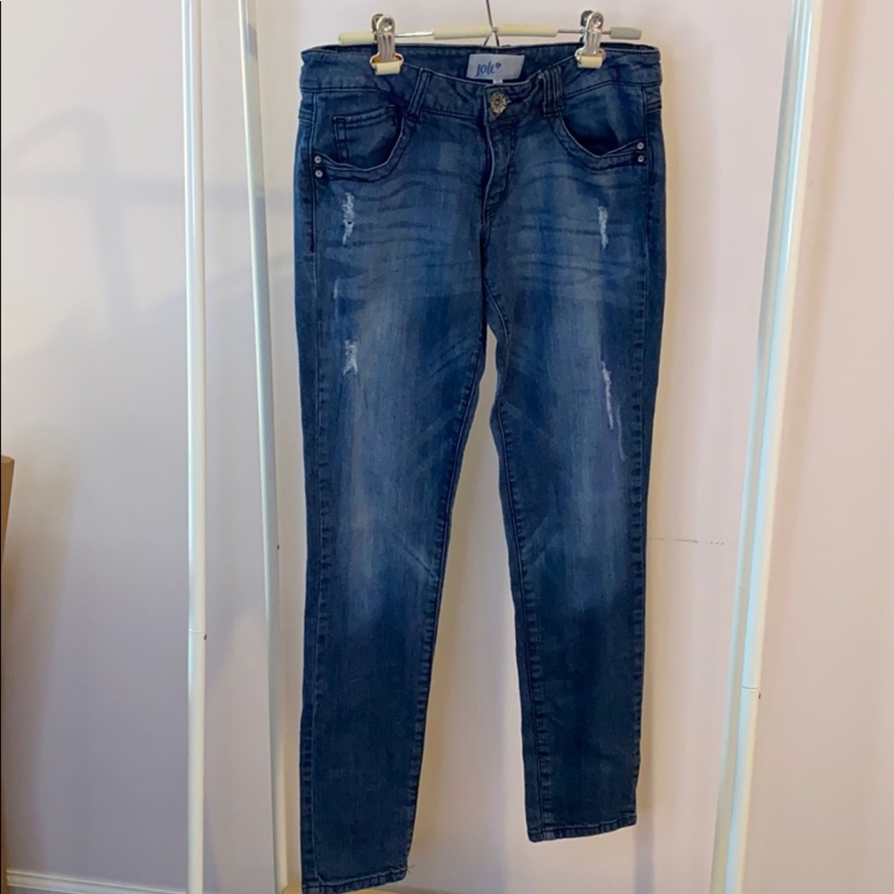 Jolt stretchy straight leg jean size 11